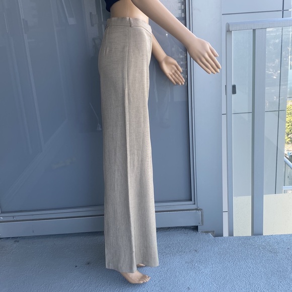 Beige Wide Leg Pants - Picture 5 of 12